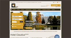 Desktop Screenshot of claudiushotel.hu